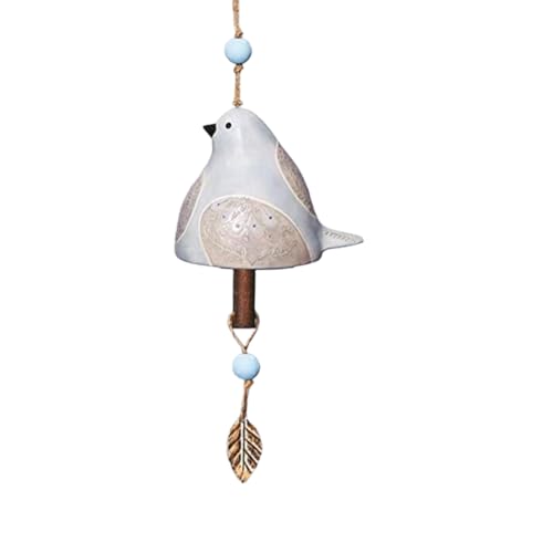 Eieenotee Gartendekoration mit Vogelgesangsglocke, Rustikales zum Aufhängen, Metallrohrglocke, Türklingel, Geschenk für Feste C Eieenotee Gartendekoration mit Vogelgesangsglocke, Rustikales zum Aufhängen, Metallrohrglocke, Türklingel, Geschenk für Feste C von Eieenotee