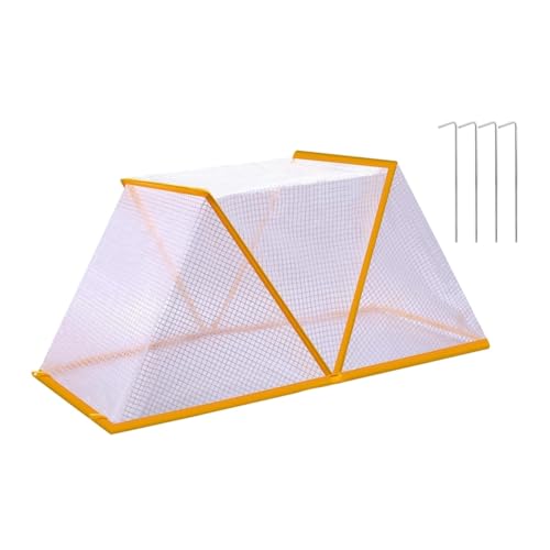 Eieenotee Gartenreihen-Beschleuniger Pflanzenabdeckung 32,2" X 13" X 14,1" Faltbares Erhöhtes Gartenbeet Gemüsereihen Pflanzenschutzabdeckung von Eieenotee