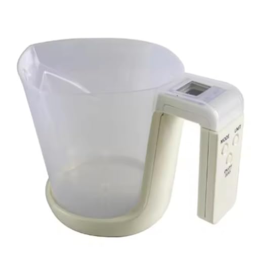 Eieenotee Haushalt Elektronische Skalen 1000 Ml/5 Kg Abnehmbare Messwerkzeuge Backmilchpulver Elektronischer Tasse Gebraut von Eieenotee