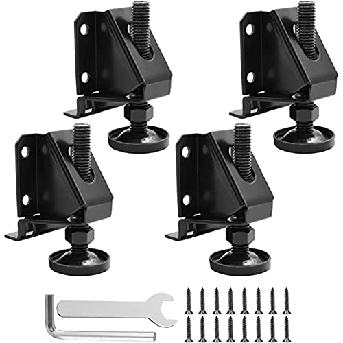 Eieenotee Heavy Duty Verstellbare MöBel mit Befestigungsschrauben, SchraubenschlüSsel, Verstellbare HöHe für Tisch und WerkbäNke im Viererpack Eieenotee Heavy Duty Verstellbare MöBel mit Befestigungsschrauben, SchraubenschlüSsel, Verstellbare HöHe für Tisch und WerkbäNke im Viererpack von Eieenotee