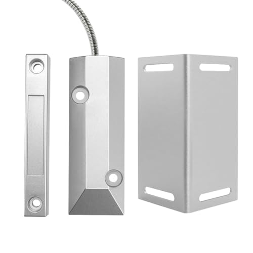 Eieenotee Hochleistungs-Alarm mit Kabel, für Garagentor, Magnetkontakte, Schalter, Sensor, NC, mit Verstellbarer Halterung Eieenotee Hochleistungs-Alarm mit Kabel, für Garagentor, Magnetkontakte, Schalter, Sensor, NC, mit Verstellbarer Halterung von Eieenotee