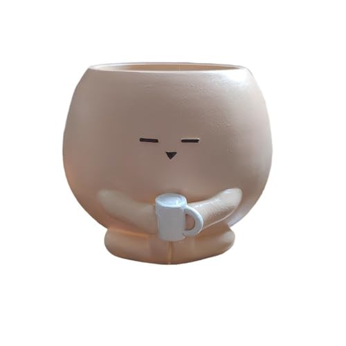 Eieenotee Holding Cup Face Flowerpo Pflanzen Gemüse Sukkulenten Pflanztopf Haus Balkon Garten Desktop Harz Eieenotee Holding Cup Face Flowerpo Pflanzen Gemüse Sukkulenten Pflanztopf Haus Balkon Garten Desktop Harz von Eieenotee