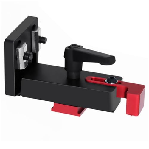 Eieenotee Holzbearbeitung 45 T-Track-Zaun-Stecker-Spur-Werkzeugschiebet-Gehrung Aluminium-Schacht-Stecker Gauge Rail Retainer von Eieenotee