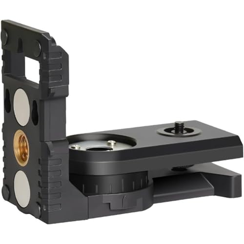Eieenotee Infrarot-Wasserwaage, L-Förmiger Adapter, Magnetischer Schwenksockel für Wand- und Deckenmontage, Alternative zu Einem Standardgewinde mit 1/4 oder 5/8 Eieenotee Infrarot-Wasserwaage, L-Förmiger Adapter, Magnetischer Schwenksockel für Wand- und Deckenmontage, Alternative zu Einem Standardgewinde mit 1/4 oder 5/8 von Eieenotee