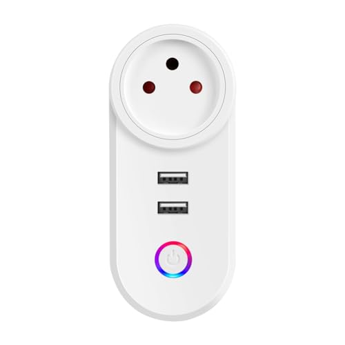 Eieenotee Israel Plug Tuya Smart Home 16A WiFi Smart Plug Steckdose USB-Ladesteckdose Timing Sprachsteuerung für Eieenotee Israel Plug Tuya Smart Home 16A WiFi Smart Plug Steckdose USB-Ladesteckdose Timing Sprachsteuerung für von Eieenotee