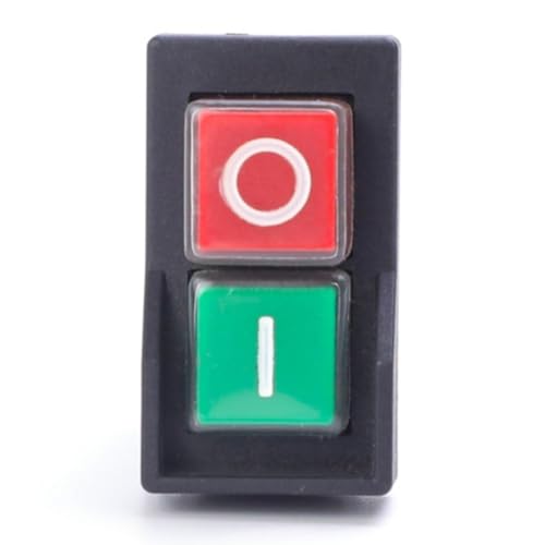 Eieenotee KJD17 6-Poliger Elektromagnetischer Start-Druckknopfschalter 16 A AC250 V IP55 Wasserdichter Gerätesicherheitsschalter Eieenotee KJD17 6-Poliger Elektromagnetischer Start-Druckknopfschalter 16 A AC250 V IP55 Wasserdichter Gerätesicherheitsschalter von Eieenotee
