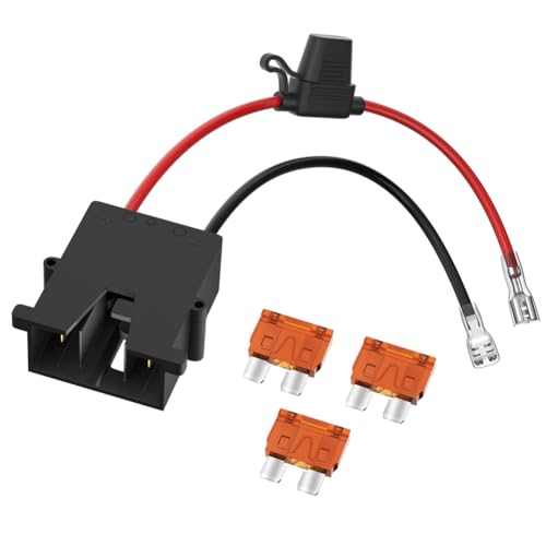 Eieenotee -Kabelbaumstecker für 12-Volt-Power-, Preis-Batterie mit 12 AWG-Draht, 3 Austauschbare Sicherungen von Eieenotee