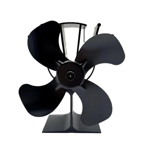 Eieenotee Kaminventilator, Holzofenventilator, 4-Blatt-Ofenventilator mit Wärmeantrieb für -/Holzbrenner, Geräuscharme, Effiziente Wärmeverteilung Eieenotee Kaminventilator, Holzofenventilator, 4-Blatt-Ofenventilator mit Wärmeantrieb für -/Holzbrenner, Geräuscharme, Effiziente Wärmeverteilung von Eieenotee
