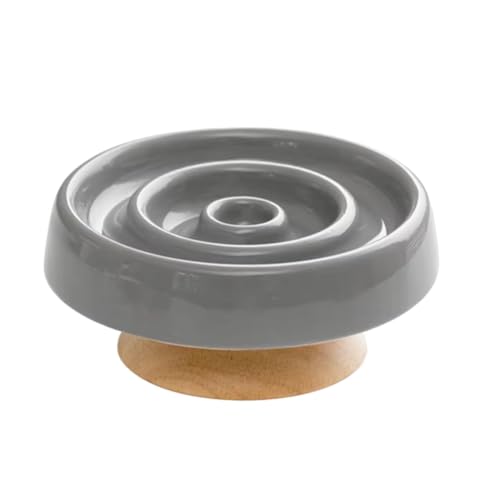 Eieenotee Keramik-Futternapf f¨¹r Hunde mit Langsamer F¨¹tterung, Anti-Schlingen-Futternapf f¨¹r Katzen, Futternapf f¨¹r Katzen, Puzzle-Futternapf f¨¹r Welpen, Hunde, Katzen, Futterbeh?lter von Eieenotee