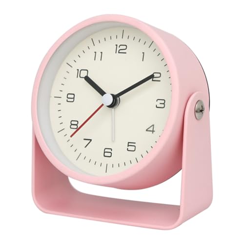 Eieenotee Kleiner Aus Metall, Leise, Schreibtischuhr für Studenten, für, Schreibtisch, Büro, Dekoration A Eieenotee Kleiner Aus Metall, Leise, Schreibtischuhr für Studenten, für, Schreibtisch, Büro, Dekoration A von Eieenotee