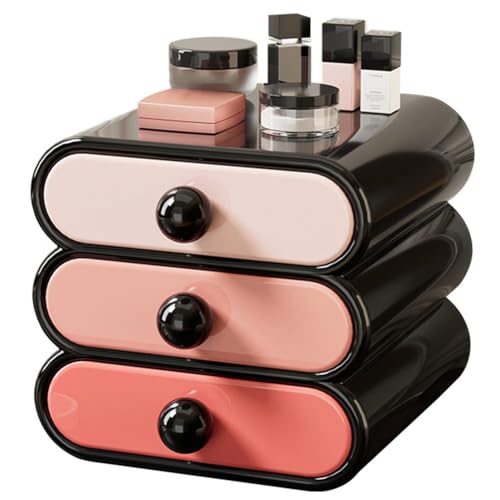 Eieenotee Kompakter Schminktisch Home High-End-Schlafzimmer Desktop Aufbewahrungsbox Kleine Plastiklagerbox Schwarz Eieenotee Kompakter Schminktisch Home High-End-Schlafzimmer Desktop Aufbewahrungsbox Kleine Plastiklagerbox Schwarz von Eieenotee