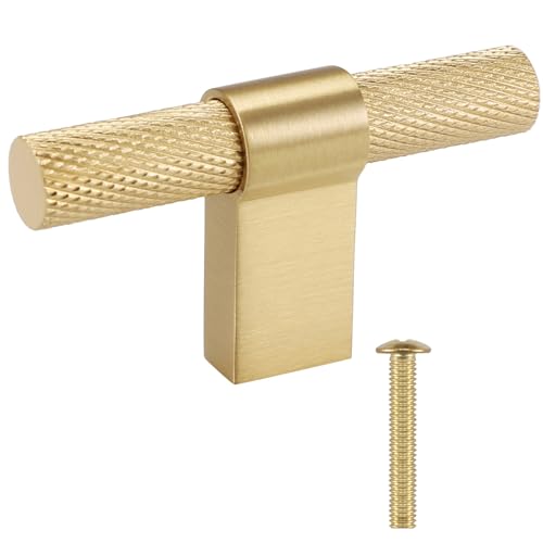 Eieenotee Luxuriöse Schrankknöpfe Aus Massivem Messing im Französischen Stil, für Kleiderschrank, Schubladentüren, T-, 60 mm von Eieenotee