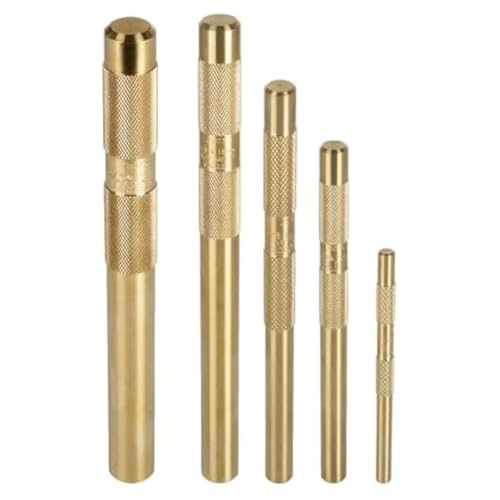 Eieenotee Messing-Durchtreiber-Werkzeugsatz 5-Teilig mit 1/4, 3/8, 1/2, 5/8, 3/4 Messing-Durchtreibern Eieenotee Messing-Durchtreiber-Werkzeugsatz 5-Teilig mit 1/4, 3/8, 1/2, 5/8, 3/4 Messing-Durchtreibern von Eieenotee