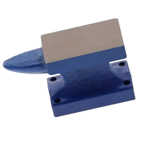 Eieenotee Mini-Amboss mit Einem Horn, Schmiedeeisen-Amboss, Werkbank-Blockamboss, Hobby-Amboss Aus Gusseisen, Metallumformungswerkzeug, Schmiede-Set von Eieenotee