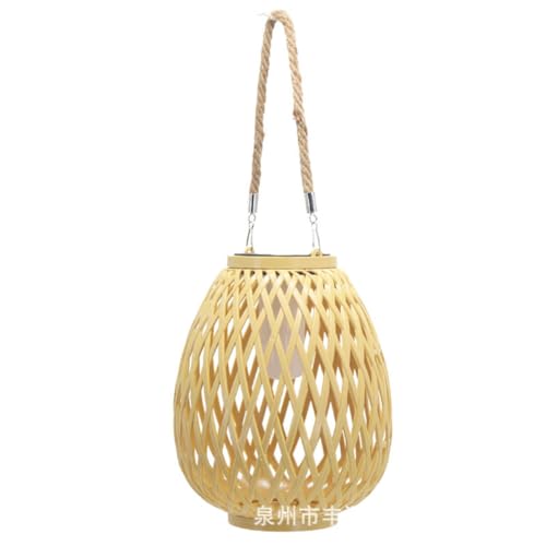 Eieenotee Mini-Lampenschirme Aus Gewebtem Stoff, Sonnenschirm, H?ngelampe, Geflochtene Pendellampe, Lampenschirme, Pendellampe, Geringere Breite, Warme Lampe von Eieenotee