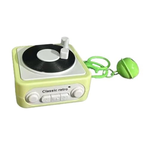Eieenotee Mini Retro-Kassettenrekorder SCHL¨¹sselanh?nger Tragbarer SCHL¨¹sselanh?nger Retro-Kassettenrekorder Geschenk f¨¹r Paare SCHL¨¹sselanh?nger Mini Aufnahmef?hig Gr¨¹n von Eieenotee