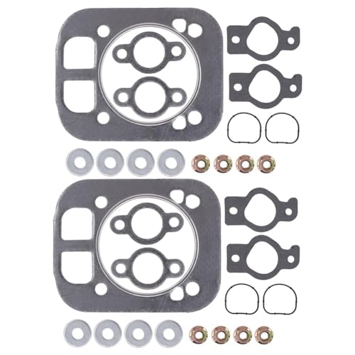 Eieenotee Motor-Zylinderkopfdichtungssatz für SV710 SV715 SV720 SV840 KT600 KT745 EKT 740 EKT 750 Rasenmäher Ersatzteile Zubehör von Eieenotee