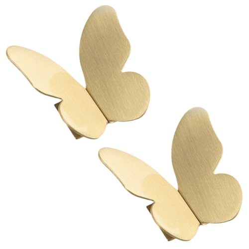Eieenotee Nordische Schmetterlingsgriffe Aus Messing, Stanzfreie Installation Von Schubladengriffen für Kleiderschränke und Schuhschränke von Eieenotee