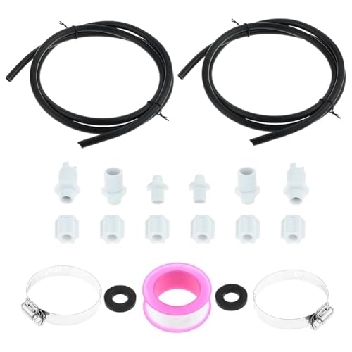 Eieenotee Offline-Feeder-Anschluss-Set mit Sattelklemme, Chlorinator-Feeder-Schlauchteil für CL200 CL220 Offline-Pool-Feeder von Eieenotee