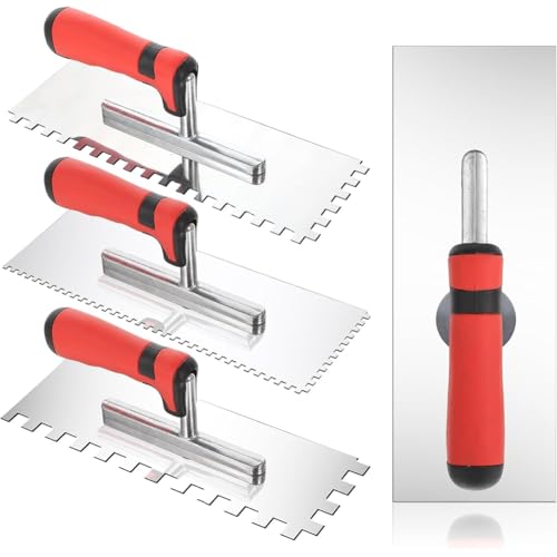Eieenotee PCStile -Fliesen -Werkzeuge 4 -Teilig Edelstahlquadrat -Geknastkelle Set für Wandbodenfliesen Installation Mauerwerk Hand Kit Eieenotee PCStile -Fliesen -Werkzeuge 4 -Teilig Edelstahlquadrat -Geknastkelle Set für Wandbodenfliesen Installation Mauerwerk Hand Kit von Eieenotee