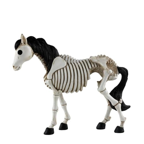 Eieenotee Pferdeskelett-Statue, Gruseliges Halloween-Skelett, Tiere, Halloween-Neuheit, Skelett, Nutztiere, Halloween-Skelett-Dekoration Eieenotee Pferdeskelett-Statue, Gruseliges Halloween-Skelett, Tiere, Halloween-Neuheit, Skelett, Nutztiere, Halloween-Skelett-Dekoration von Eieenotee