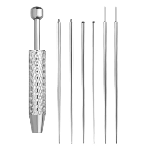 Eieenotee Piercing Ball Grabber Tool Kit Edelstahl 16G, 18G Ohrringe Applikator f¨¹r Flache R¨¹cken mit Insertionsstiften Eieenotee Piercing Ball Grabber Tool Kit Edelstahl 16G, 18G Ohrringe Applikator f¨¹r Flache R¨¹cken mit Insertionsstiften von Eieenotee