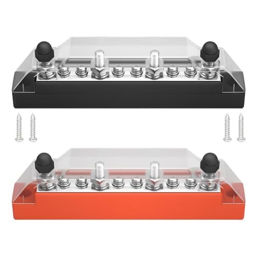 Eieenotee Positive und Negative Busstromversorgung 12V-Verteilerblock /M6 Kfz-Klemmenblockbolzen Marine-Klemmenbus Langlebig Eieenotee Positive und Negative Busstromversorgung 12V-Verteilerblock /M6 Kfz-Klemmenblockbolzen Marine-Klemmenbus Langlebig von Eieenotee