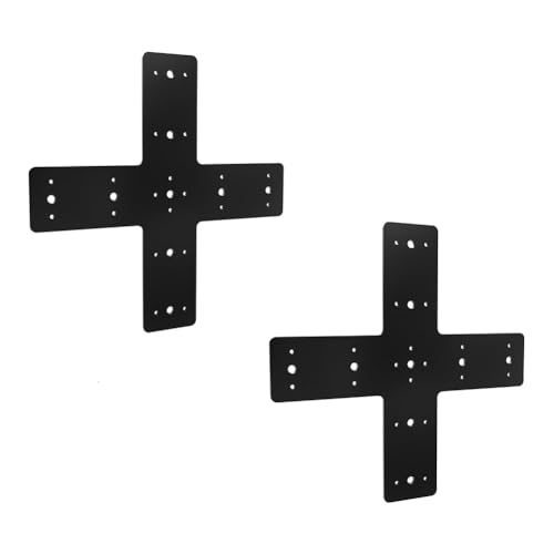Eieenotee Querausbesserungsplatte, Robust, Schwarz, zum Einrahmen Von Pergolen, X-Truss-Verbindungen, 2 Stück Eieenotee Querausbesserungsplatte, Robust, Schwarz, zum Einrahmen Von Pergolen, X-Truss-Verbindungen, 2 Stück von Eieenotee