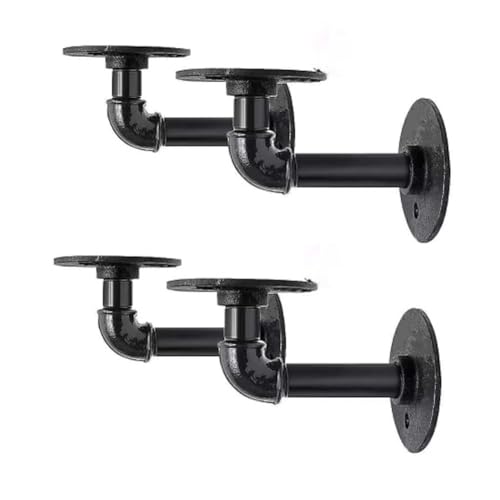 Eieenotee Rohrregalhalterung, Industrielle Rohrregalhalterung, Aufbewahrungshalterung, Wohnaccessoires Eieenotee Rohrregalhalterung, Industrielle Rohrregalhalterung, Aufbewahrungshalterung, Wohnaccessoires von Eieenotee