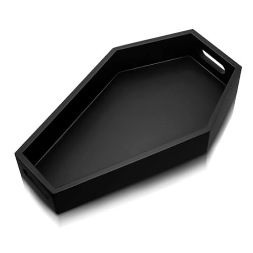 Eieenotee Sargform Schwarzer Aufbewahrungsbox Sargform Schwarzes Tablett für Geburtstagsgeschenk Eieenotee Sargform Schwarzer Aufbewahrungsbox Sargform Schwarzes Tablett für Geburtstagsgeschenk von Eieenotee