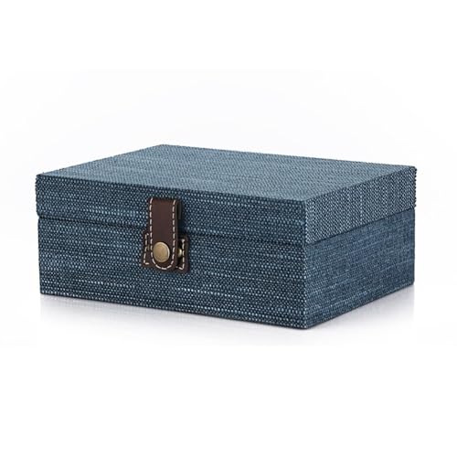 Eieenotee Schatzkastenbox-Woodden Dekorative Schmuckschatulle mit Verschluss, Angeklagte Keepsake Organizer Geschenk von Eieenotee