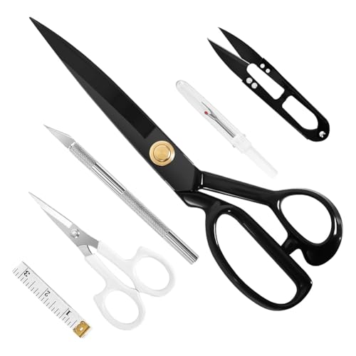 Eieenotee Schneiderschere 9 - Stoffschere für Hohe Beanspruchung, Nähschere zum Schneiden Von Stoff, Leder, für Zuhause Eieenotee Schneiderschere 9 - Stoffschere für Hohe Beanspruchung, Nähschere zum Schneiden Von Stoff, Leder, für Zuhause von Eieenotee