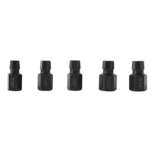 Eieenotee Schrauben- und Bolzenausdreher-Set, Stahl-Schraubenausdreher-Set, 7/16 Bis 9/16 Eieenotee Schrauben- und Bolzenausdreher-Set, Stahl-Schraubenausdreher-Set, 7/16 Bis 9/16 von Eieenotee