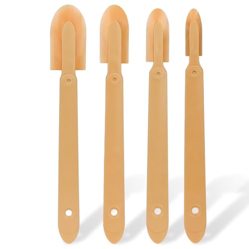 Eieenotee Silikon-Dichtungswerkzeug, 4 Größen, Werkzeug zum Entfernen Von Dichtungsmasse, Dichtmittel-Finishing-Werkzeugset, Dichtungsapplikator, Spreizer, Gummispatel Eieenotee Silikon-Dichtungswerkzeug, 4 Größen, Werkzeug zum Entfernen Von Dichtungsmasse, Dichtmittel-Finishing-Werkzeugset, Dichtungsapplikator, Spreizer, Gummispatel von Eieenotee