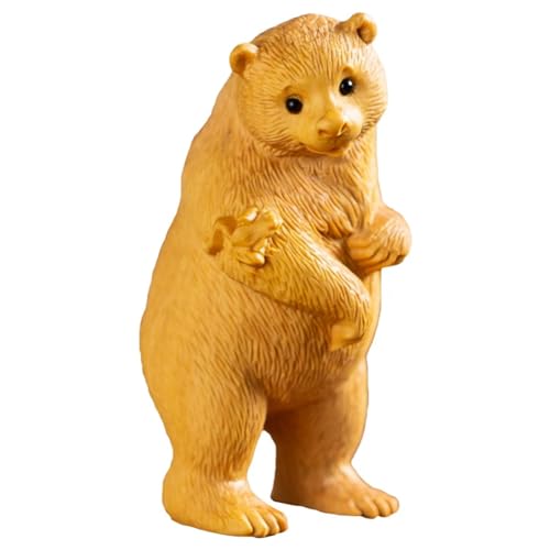 Eieenotee Tierstatue, Heimdekoration, Geschnitzter, Holzhandwerk, Simulation, Geschenke, Tierheim, Auto, Ornamente von Eieenotee