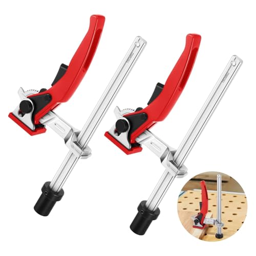 Eieenotee Tisch-Arbeitstisch Grip Klemme 3/4 Hundeloch Klemme Hold Down Klemme Tischklemme für Holzbearbeitungstisch Eieenotee Tisch-Arbeitstisch Grip Klemme 3/4 Hundeloch Klemme Hold Down Klemme Tischklemme für Holzbearbeitungstisch von Eieenotee