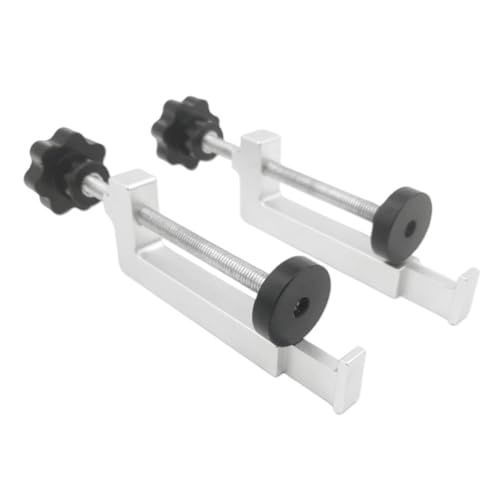 Eieenotee Tischklemme, Universelle Zaun-/T-Nut-/Tischsägen-Führungsschienenklemmen, Feste Klemme Aus Aluminiumlegierung für Holzbearbeitungswerkzeuge, Ersatzzubehör von Eieenotee