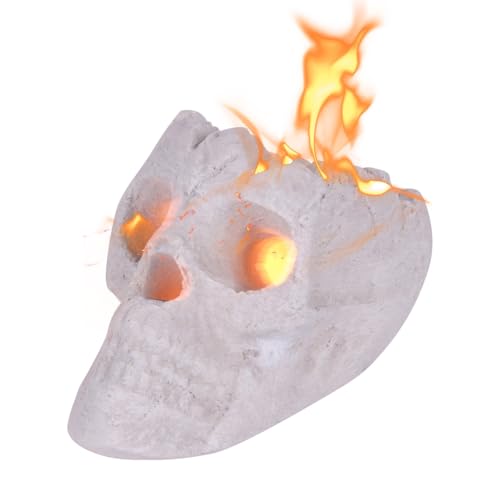 Eieenotee Tragbare Feuerstelle Tischkamin Ethanol Betonschale Topf Halloween Geburtstag Valentinstag A von Eieenotee