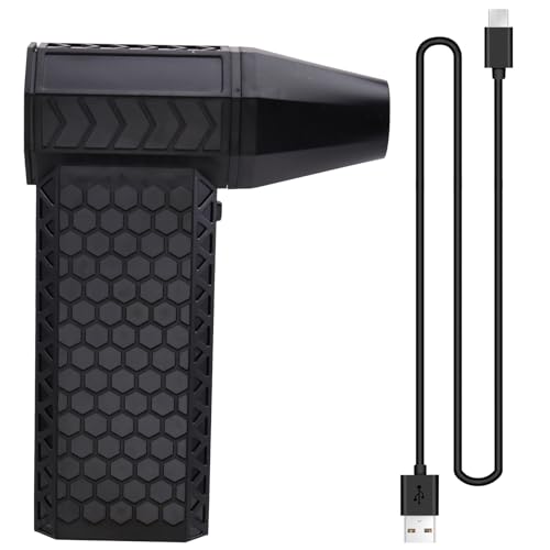 Eieenotee Tragbarer Luftgebl?se 130000 Min Turbo L¨¹fterstrahl Windgeschwindigkeit 52 M/S 3 Geschwindigkeit Einstellbare Grill -Tastaturreinigung Leistungsf?hig von Eieenotee