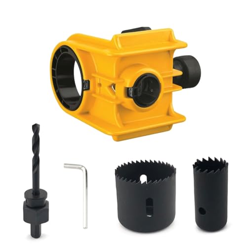 Eieenotee Türschloss Installation Kit Tür Schloss Jig für/Metalltüren Türschloss Gelb Gelb von Eieenotee
