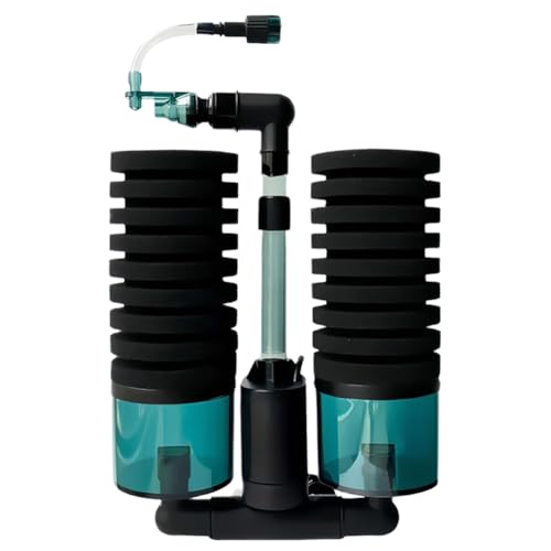 Eieenotee USB Angetriebener Aquariumfilter mit Wasserpumpe Elektrik f¨¹r Fischtankluftpumpe Skimmer Biochemisches Schwamm Biofilter 200a von Eieenotee