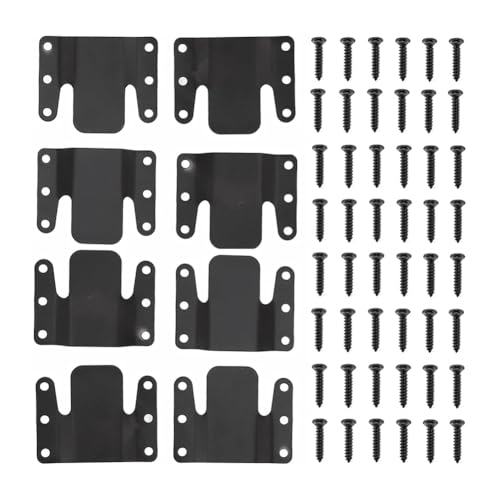 Eieenotee Universal-Sofa-Verbindungsstück, 8 Stück Couch-Clips, Sofa-Verbindungsstücke, Halterung, Möbelverbinder mit Schrauben Eieenotee Universal-Sofa-Verbindungsstück, 8 Stück Couch-Clips, Sofa-Verbindungsstücke, Halterung, Möbelverbinder mit Schrauben von Eieenotee