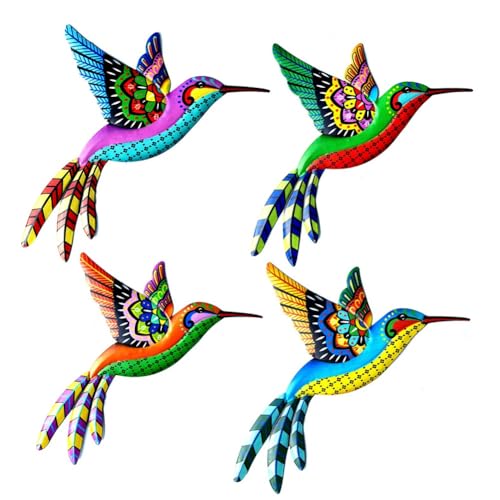 Eieenotee Wandkunst Aus Metall für Außenbereich - Metallvogel-Wanddekoration - Zaundekoration im Freien - Dekorationen für Gartenzaun und Hinterhof von Eieenotee