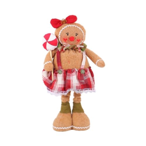 Eieenotee Weihnachten Lebendige Puppe Serie Tuch Lange Beine Fensterdekoration Weihnachtsbaum Dekoration Weihnachten (F) von Eieenotee