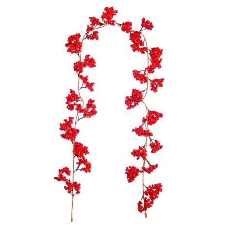 Eieenotee Weihnachten Simulierte Rote Beerenranke Pflanze DIY Hängender Weihnachtsbaum Heimdekoration Hochzeitsdekorationen B Eieenotee Weihnachten Simulierte Rote Beerenranke Pflanze DIY Hängender Weihnachtsbaum Heimdekoration Hochzeitsdekorationen B von Eieenotee