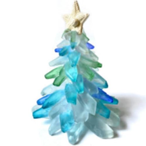 Eieenotee Weihnachtsfenster Weihnachtsbaumschmuck Ornamente Ozean Seestern Dekoration Weihnachtsbaum Design B von Eieenotee