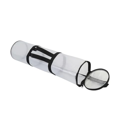 Eieenotee Weihnachtsgeschenkpapier-Aufbewahrungstasche für Unters Bett, Weihnachtsgeschenkpapier-Organizer, Einfache Tragegriffe, Transparente, wasserdichte Tasche von Eieenotee