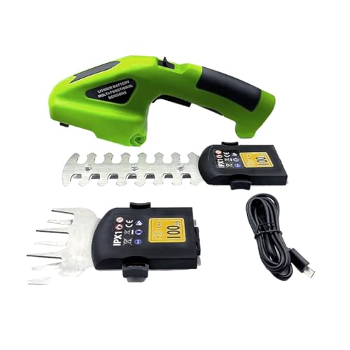 Eieenotee Wiederaufladbare Kabellose Grasschere und Elektrische Heckenschere, 2-In-1-Handheckenschere, 3,6-V-Grasschneider Eieenotee Wiederaufladbare Kabellose Grasschere und Elektrische Heckenschere, 2-In-1-Handheckenschere, 3,6-V-Grasschneider von Eieenotee