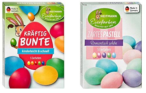 Heitmann Eierfarben (Kräftig + Pastell) von Eierfarben HEITMANN