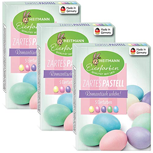 Heitmann Eierfarben Kräftig Bunte (3er Pack, Pastell) von Eierfarben HEITMANN